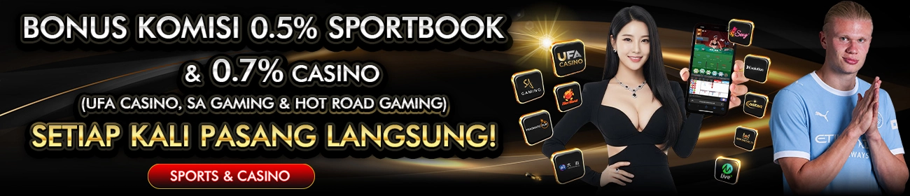 Bonus 0.5 Sportbook & 0.7 Casino UFABRO